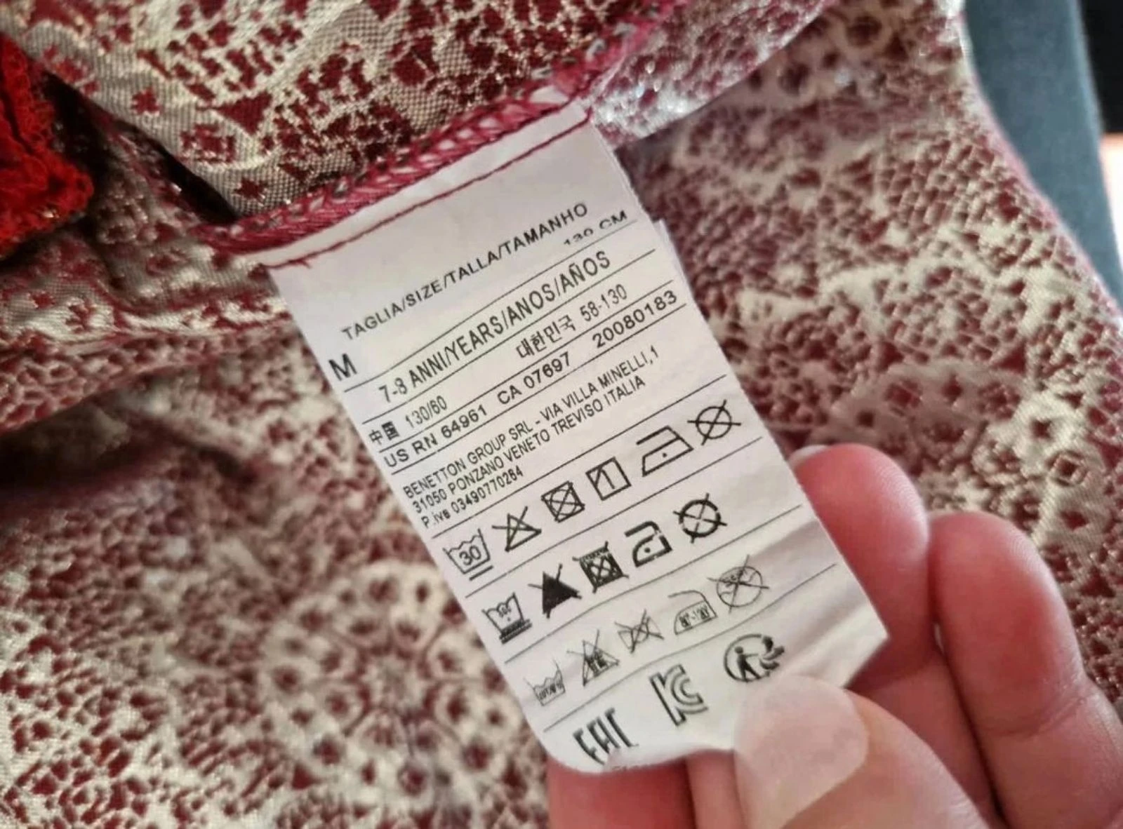 Benetton feestjurk | Robe de Fête / Noël Benetton – photo 4